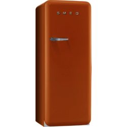 Smeg FAB28QO1 60cm 'Retro Style' Fridge and Ice Box in Orange with Right Hand Hinge